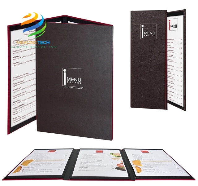 In Menu Bìa Cứng: Thiết kế riêng Tạo Dấu Ấn Thương hiệu